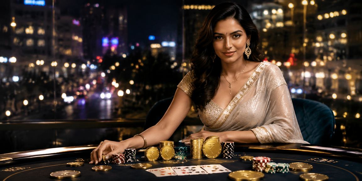 VIP member playing poker on mobile on Bangalore MG Road